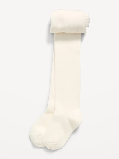 Soft-Knit Solid Tights for Toddler Girls