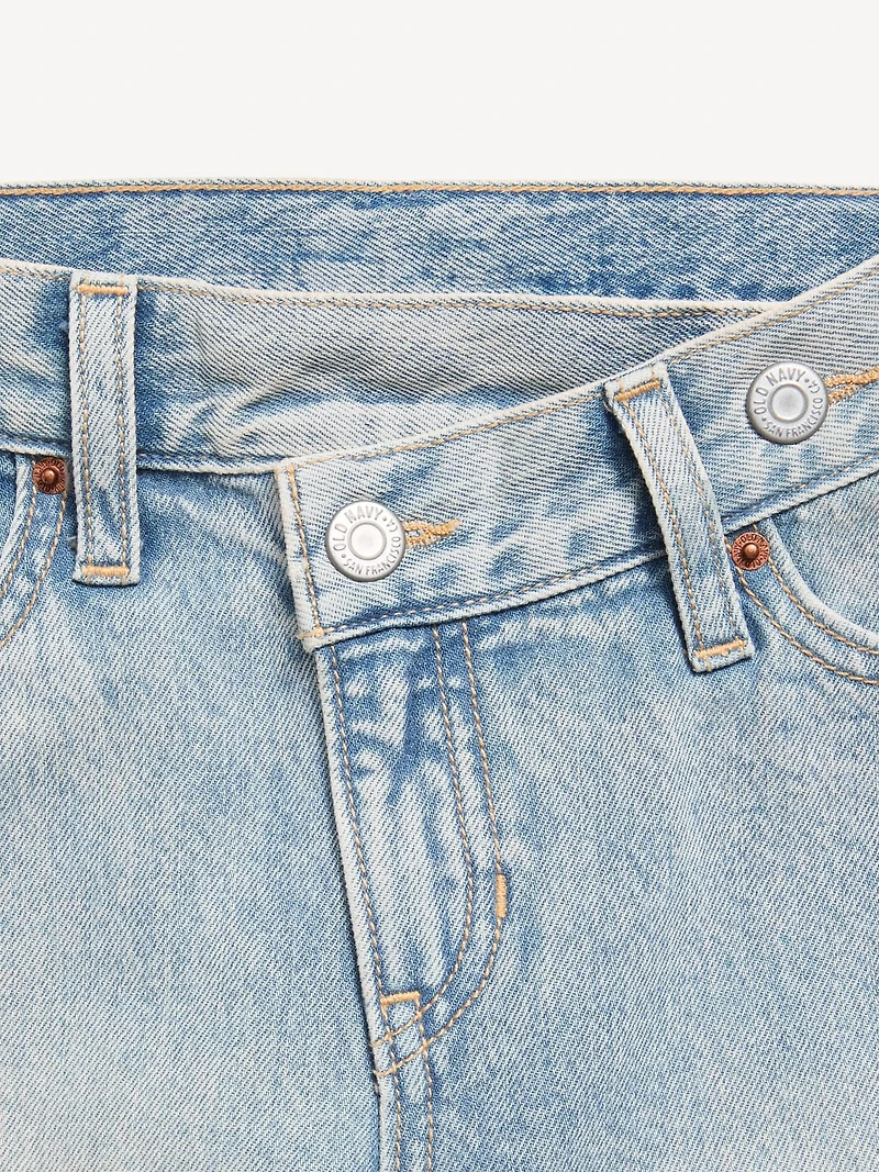 Super Baggy Crossover Wide-Leg Jeans for Girls