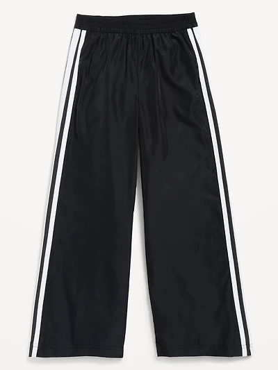 High-Waisted Track Pants for Girls