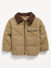 Workwear Puffer Jacket for Toddler Boys