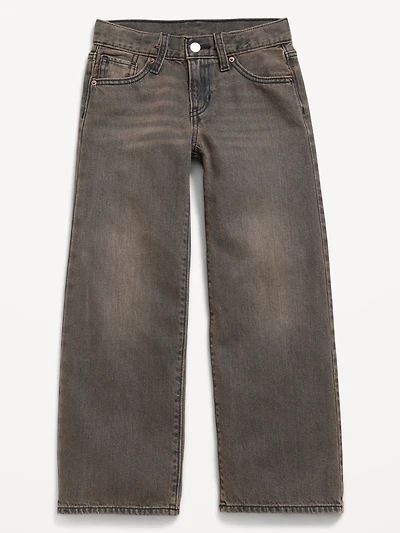 Low-Rise Baggy Wide-Leg Jeans for Girls
