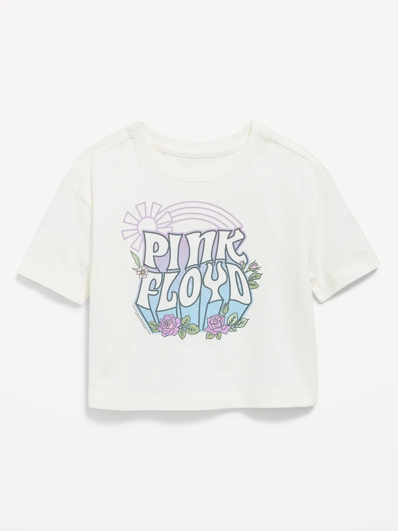 Pink Floyd™ Boxy Graphic T-Shirt for Toddler Girls