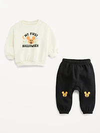 Disney© Crew-Neck Sweatshirt and Leggings Set for Baby