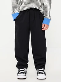 Barrel-Leg Knit Pants for Toddler Boys