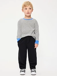 Barrel-Leg Knit Pants for Toddler Boys