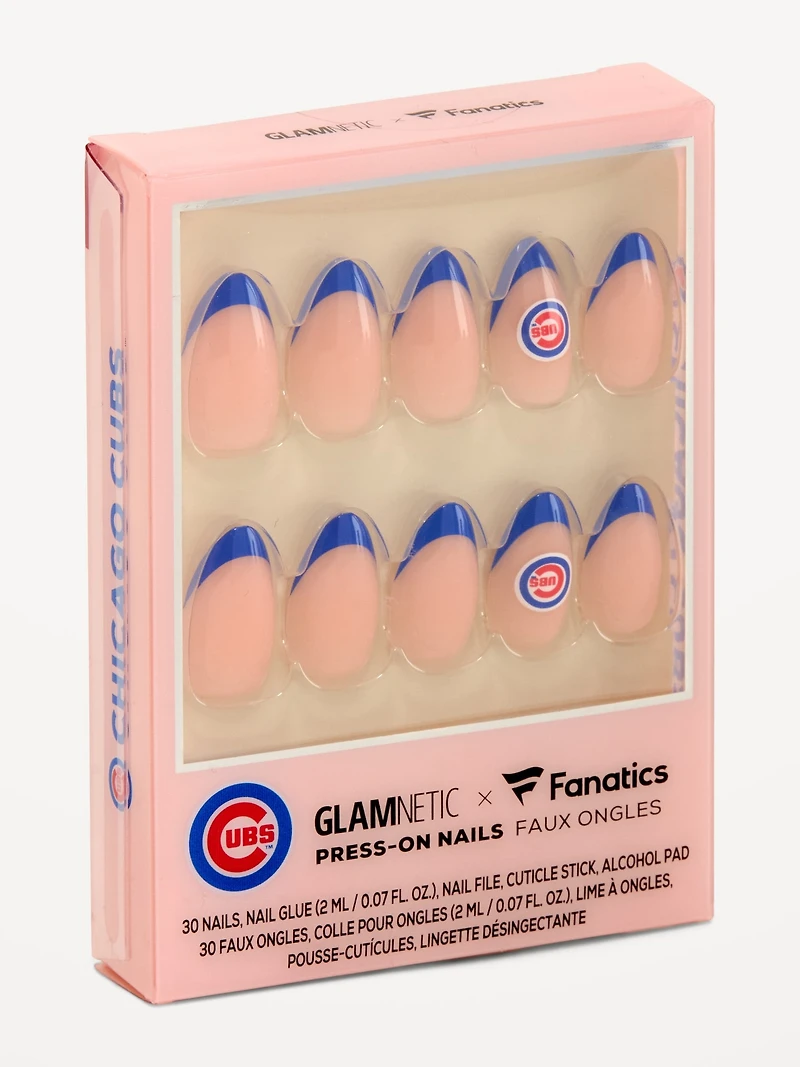 Glamnetic x Fanatics Chicago Cubs Press-On Nail Kit