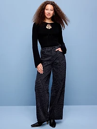 High-Waisted Baggy Wide-Leg Jeans