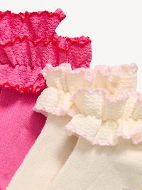 Ruffled Ankle Socks 2-Pack for Toddler & Baby