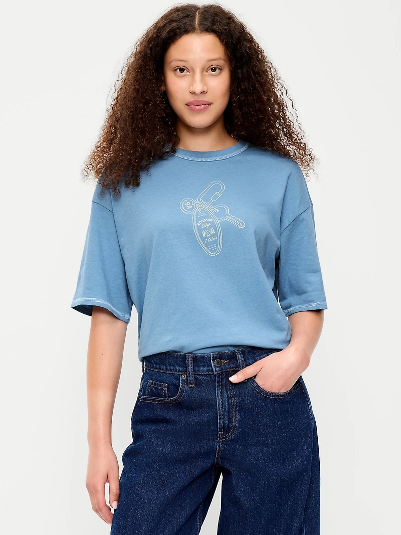 Crew-Neck Graphic T-Shirt