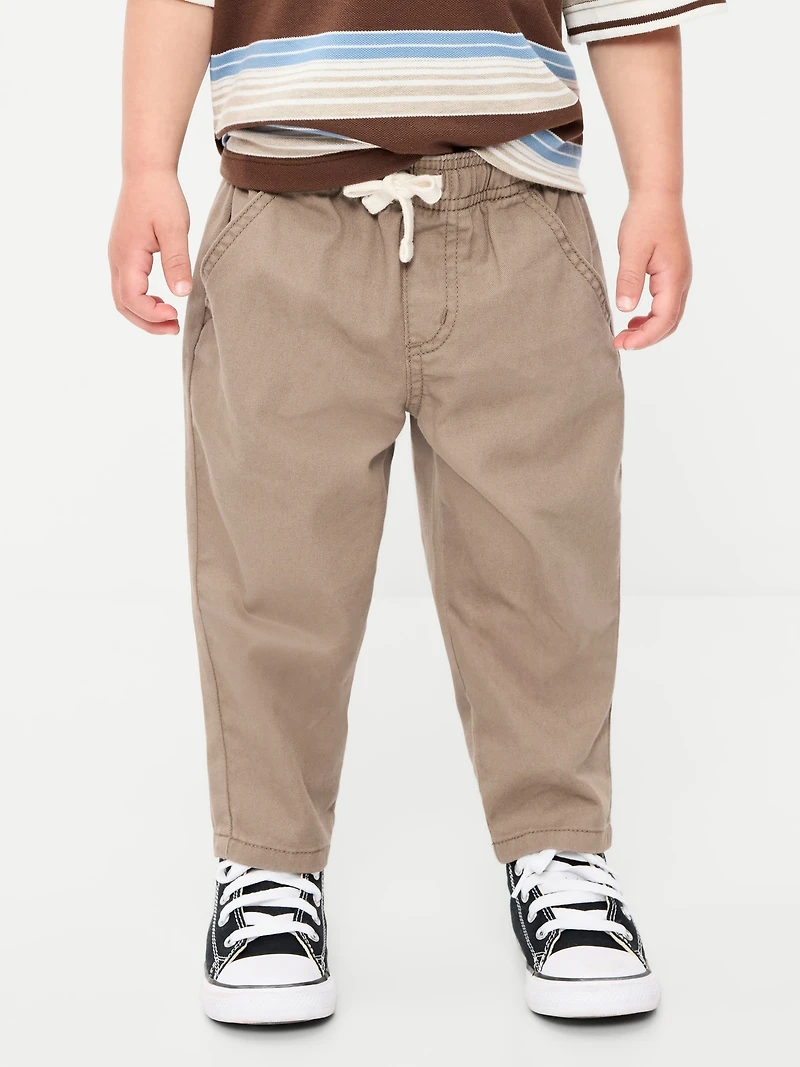 Pull-On Barrel-Leg Pants for Toddler Boys