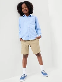 School Uniform Quick-Dry Tech Knee Length Shorts for Boys