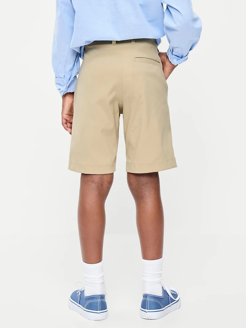 School Uniform Quick-Dry Tech Knee Length Shorts for Boys