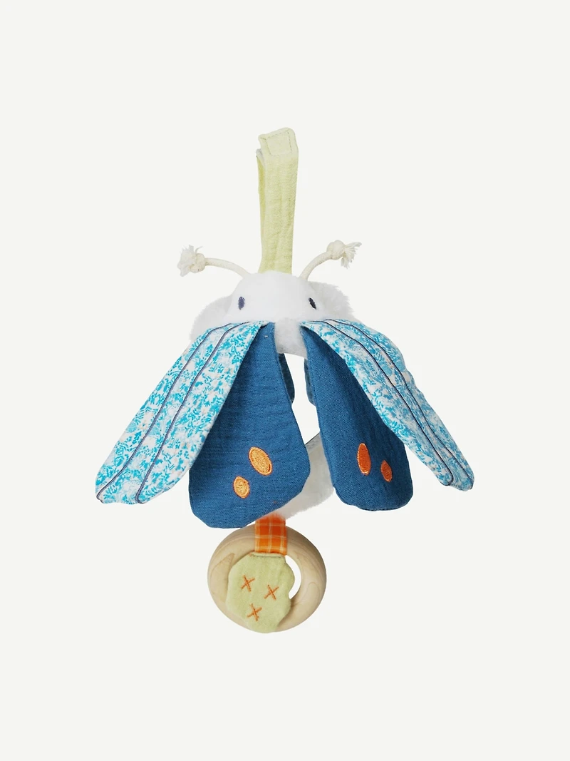 Manhattan Toy Folklore Plush Luna Moth Travel Toy
