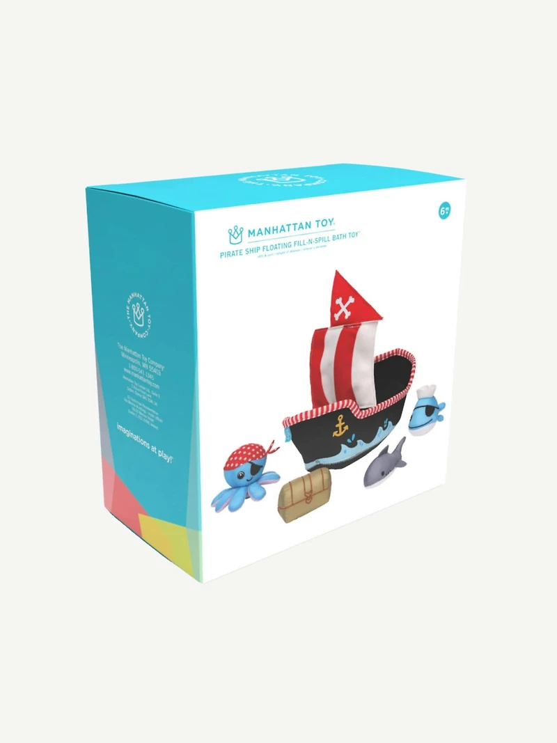 Manhattan Toy Neoprene Pirate Ship Bath Toy