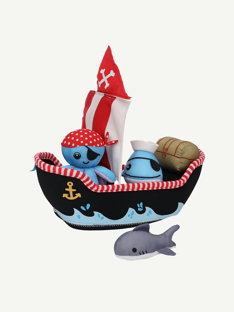 Manhattan Toy Neoprene Pirate Ship Bath Toy