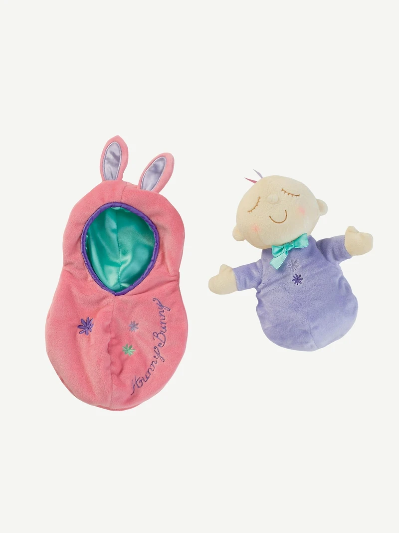 Manhattan Toy Snuggle Pod Hunny Bunny Peach Baby Doll
