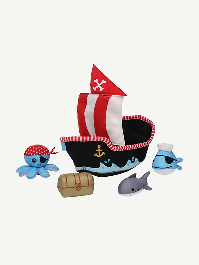Manhattan Toy Neoprene Pirate Ship Bath Toy