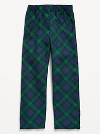 Gender-Neutral Printed Flannel Pajama Pants for Kids