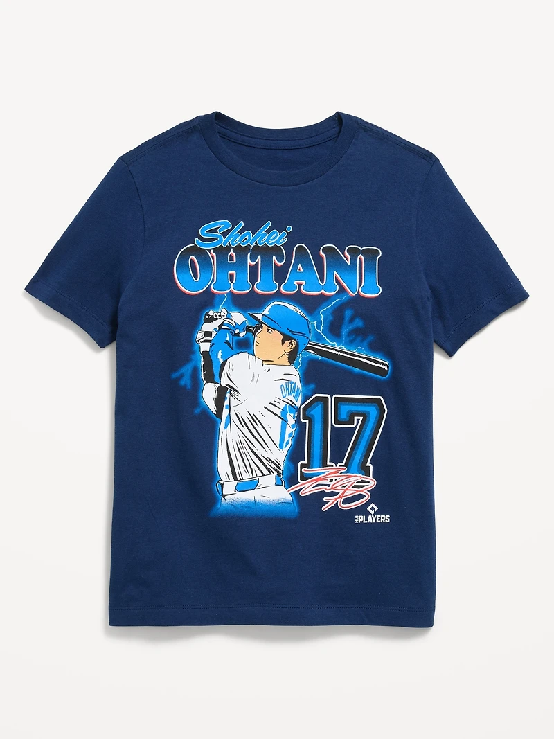 Los Angeles Dodgers Ohtani Gender-Neutral Graphic T-Shirt Kids