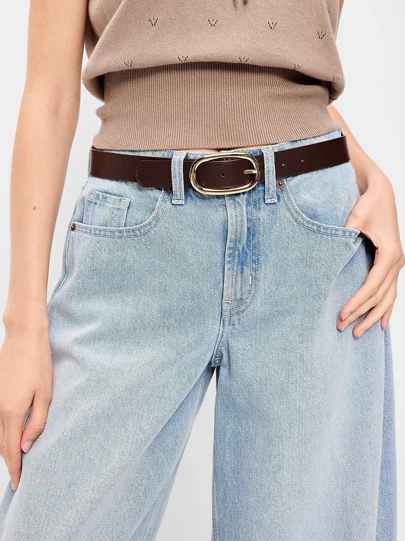 Faux-Suede Belt for Women