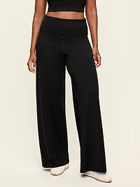High-Waisted PowerChill Fold-Over Wide-Leg Pants