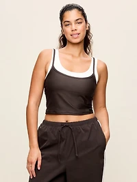 PowerSoft Layered Longline Bra
