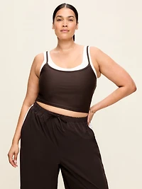 PowerSoft Layered Longline Bra