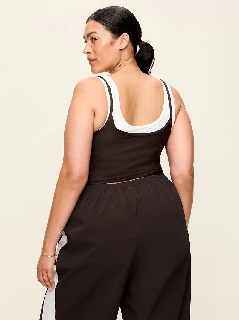 PowerSoft Layered Longline Bra