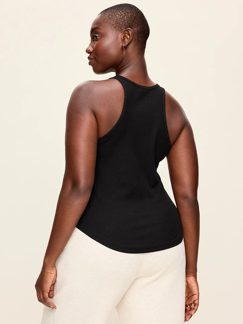 CloudLite High-Neck Racerback Tank Top