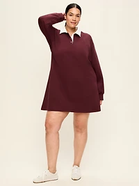 Dynamic Fleece Pique Polo Dress