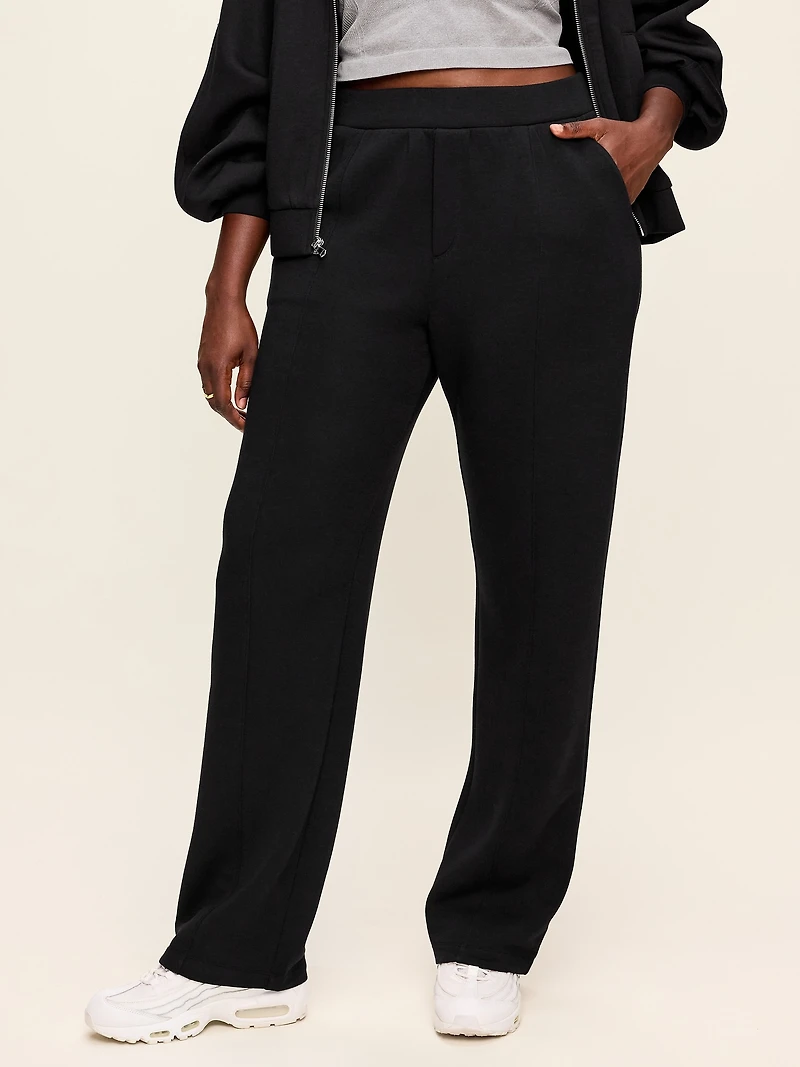 High-Waisted Bounce Fleece Trouser Sweatpants