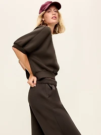 Bounce Fleece Dolman-Sleeve Top