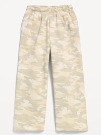 Mid-Rise Baggy Wide-Leg Sweatpants for Girls