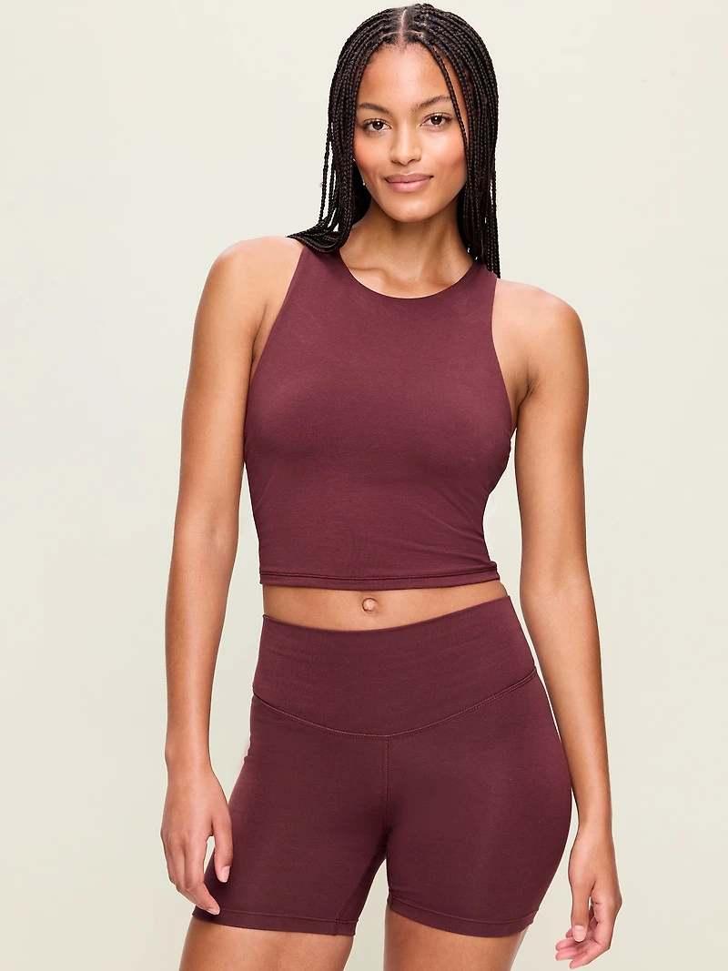 Light Support PowerChill High-Neck Racerback Sports Bra
