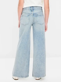 Super Baggy Crossover Wide-Leg Jeans for Girls