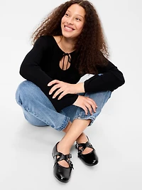 Buckle-Strap Mary Jane Ballet Flats for Women