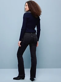Low-Rise Boot-Cut Jeans