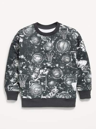 Space Jam™ Gender-Neutral Oversized Graphic Sweatshirt for Kids