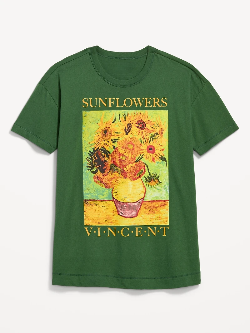 Vincent Van Gogh Oversized Tunic T-Shirt