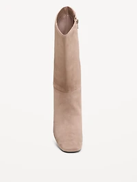 Mid-Calf Square-Toe Boot for Women