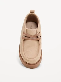 Faux-Suede Derby Boots for Toddler