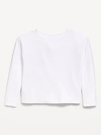 CloudMotion Long-Sleeve Cross-Back Top for Girls