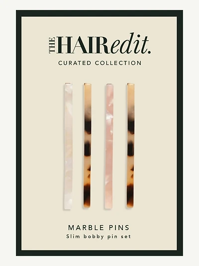 The Hair Edit Marble Pins Set