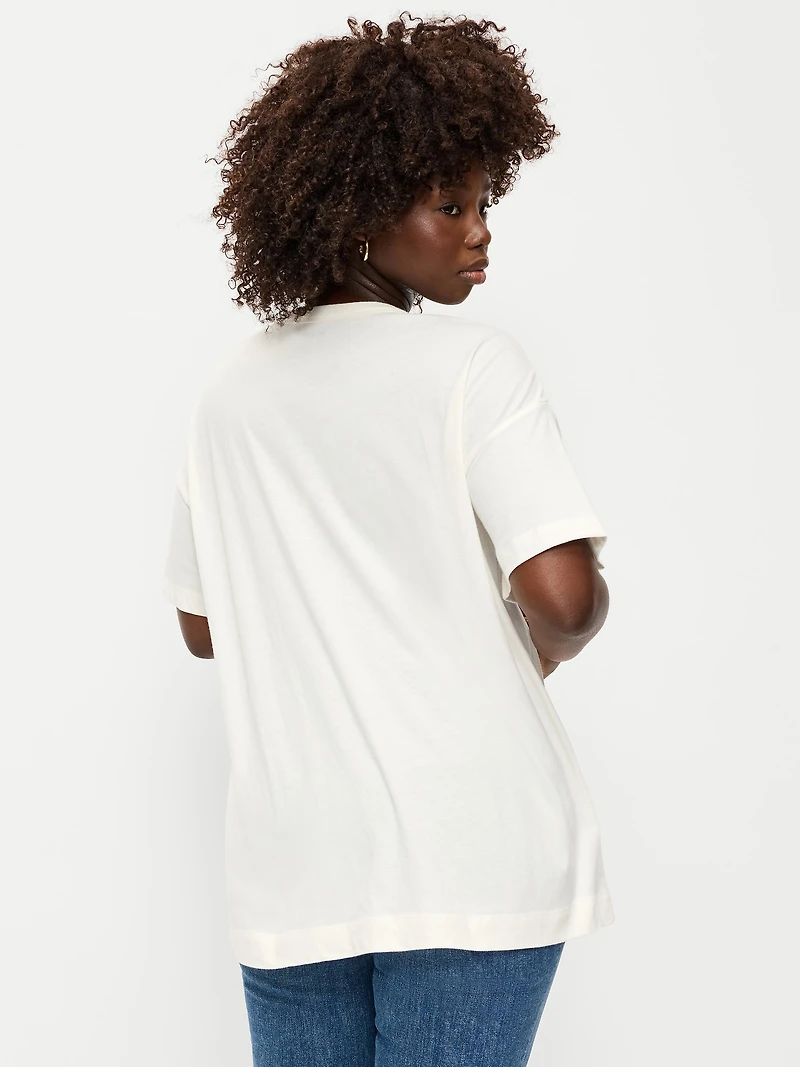 Oversized Graphic Tunic T-Shirt
