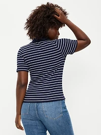 Keyhole Polo Top