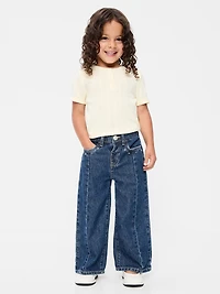 Super Baggy Wide-Leg Jeans for Toddler Girls