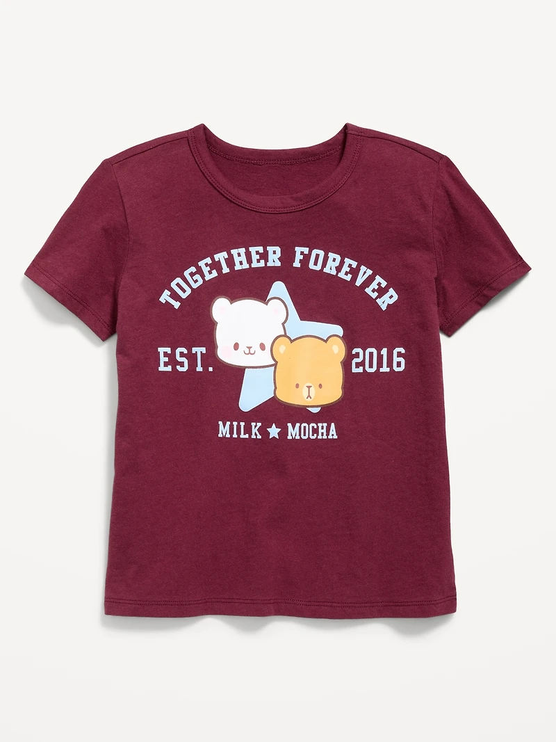 Milk and Mocha™ Graphic T-Shirt for Girls