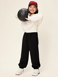 High-Waisted Bounce Fleece Jogger Sweatpants for Girls