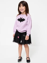 Sweatshirt & Tutu Skirt Set for Toddler Girls
