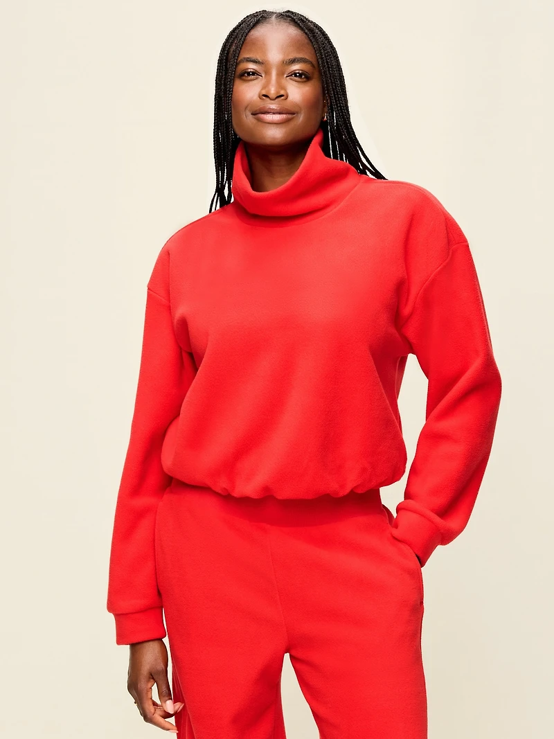 Performance Fleece Funnel Neck Pullover